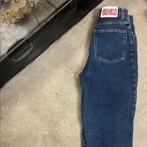 BONGO Women's Dark Blue Skinny Jeans